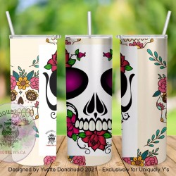 Stainless Steel Straight 20oz Tumbler -White Stainless Steel Straight 20oz Tumbler -White